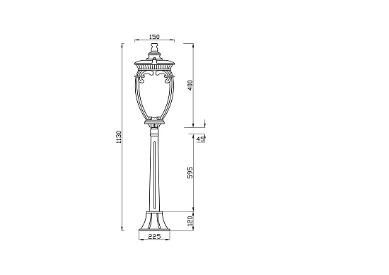 Ландшафтный светильник Outdoor O414FL-01BZ1 - фото