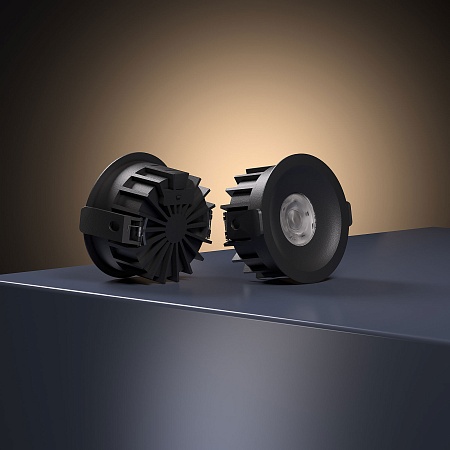 Светильник встраиваемый светодиодный Combi 10W 4000K черный 25067/LED Elektrostandard - фото