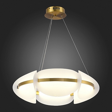 Люстра подвесная ST-Luce Золотистый/Белый LED 1*45W 3000K SL1304.203.45 - фото