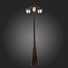 Светильник уличный наземный ST-Luce Кофейный/Кофейный, Прозрачный E27 3*60W SL083.705.03 - фото