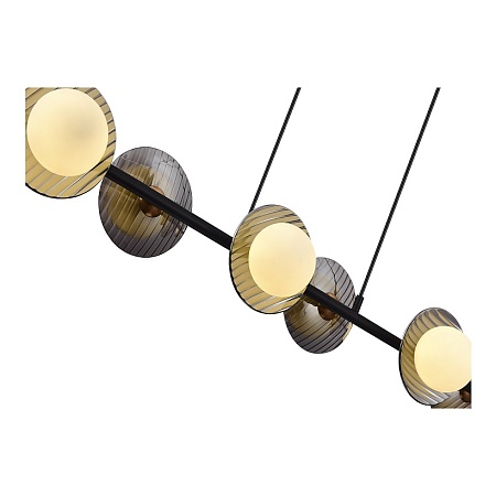 Светильник подвесной ST-Luce Черный/Дымчатый, Белый G9 6*5W 4000K SL1521.403.06 - фото