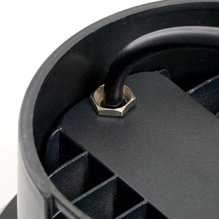 Светодиодный светильник тротуарный (грунтовый) Feron SP2803, 10W, AC/DC12V, низковольтный, 3000К, металлик, 160*H90mm, вн.диаметр: 110mm, IP67 - фото