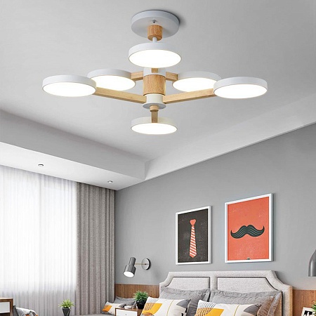 Подвесная Люстра Turna Dbl L6 White Imperiumloft 141109-26 - фото