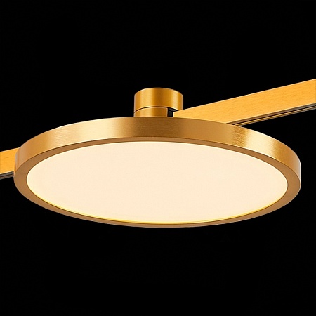 Магнитный трековый светильник FARM Золотистый LED 1*10W 3000K 520Lm Ra80 120 IP20 D168x ST818.206.12 - фото