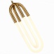 Подвес ST-Luce Латунь/Латунь, Белый LED 2*14W 3000K SL1579.303.02 - фото