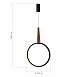 Светильник подвесной ST-Luce Черный/Черный, Терракотовый LED 1*20W 4000K SL6131.403.20 - фото