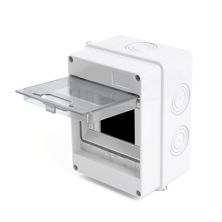 Бокс настенный STEKKER EBX50-1/05-65 5 модулей, пластик, IP65 - фото