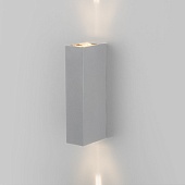 Уличный настенный светодиодный светильник Blaze LED IP54 35136/W серый Elektrostandard