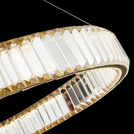 Люстра подвесная ST-Luce Латунь/Прозрачный LED 1*52W 4000K SL1622.383.01 - фото