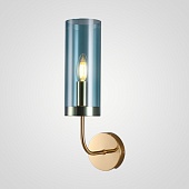 Настенный Светильник Agne Blue Glass Tube Wall Light Imperiumloft 100322-22