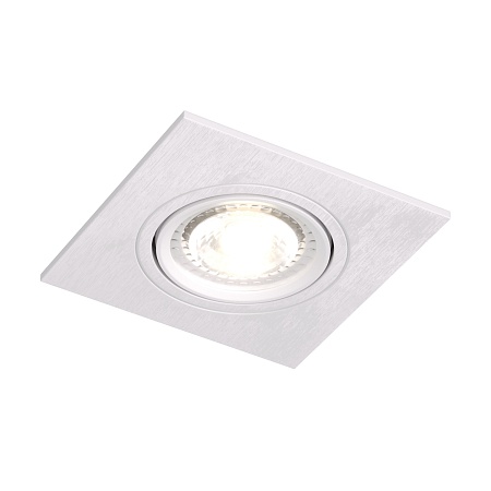 DK3021-WH Встраиваемый светильник, IP 20, 10 Вт, GU5.3, LED, белый, пластик - фото
