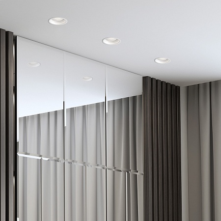 Светильник встраиваемый Punto белый 25016/01 Elektrostandard - фото