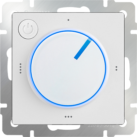 Терморегулятор электромеханический для теплого пола белый WL01-40-01 - фото