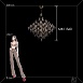 10259/1200 Gold Asfour Подвесной светильник LOFT IT Mira - фото