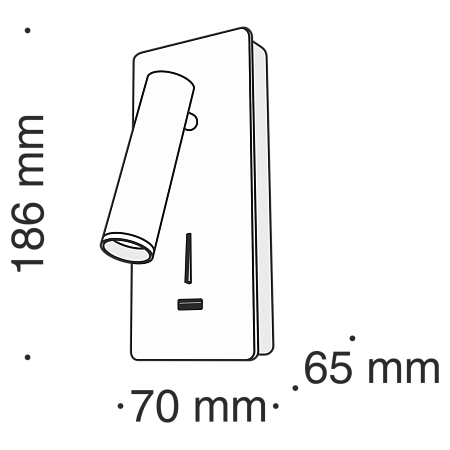 Настенный светильник (бра) Technical Mirax C041WL-L3B3K - фото