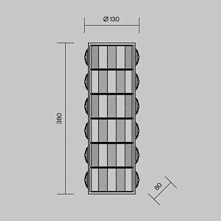 Настенный светильник (бра) Maytoni MOD336WL-L35G3K - фото