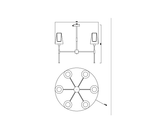 Люстра Freya Tida FR5196PL-06CH - фото
