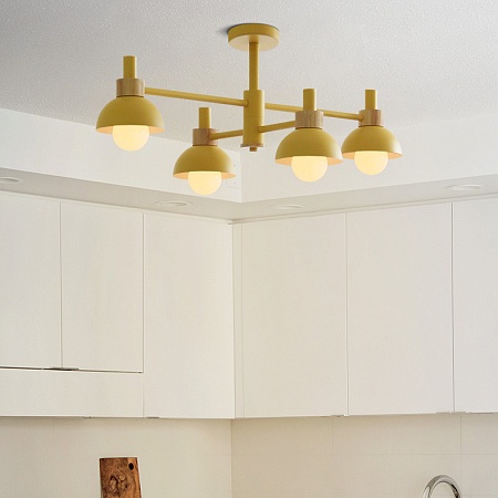 Люстра На Штанге Fanta A 4 Lights Green Imperiumloft 193153-26 - фото