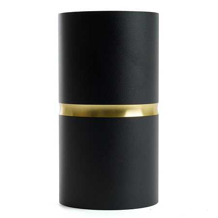 Светильник потолочный Feron ML186 Barrel ZEN MR16 GU10 35W 230V,  чёрный, золото - фото