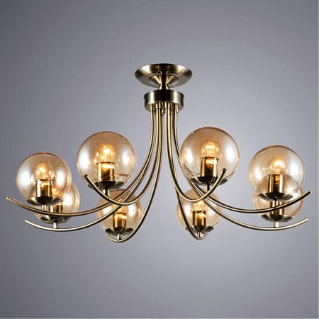 Потолочная люстра Arte Lamp SCARLETT A2715PL-8AB - фото