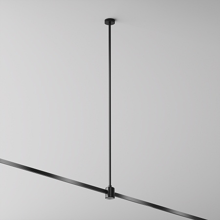 Крепление потолочное Long 760мм с прямым коннектором питания Flarity черный - фото