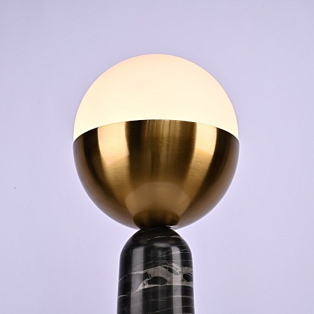 Настольная Лампа Marble Globe Black Imperiumloft 168473-22 - фото