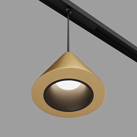 Трековый светильник 5W 4200K Event латунь Slim Magnetic 85039/01 - фото