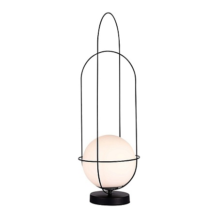 Настольная лампа ST-Luce Черный/Опал E27 1*60W SL1189.404.01 - фото