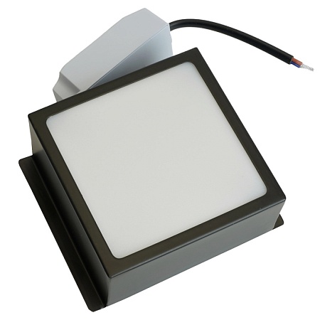 Светодиодный светильник Feron AL254 встраиваемый 12W 6500K черный Грильятто - фото