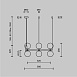 Подвесной светильник Maytoni Ring MOD013PL-06BS1 - фото
