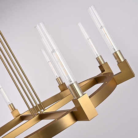Люстра Canelle Round Chandelier 8 Modern Brass Imperiumloft 84600-22 - фото