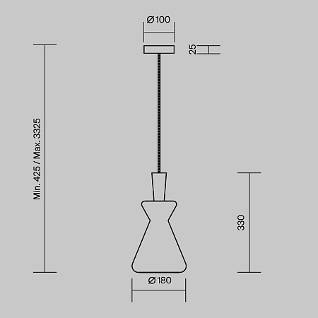 Подвесной светильник Maytoni MOD405PL-01W2 - фото