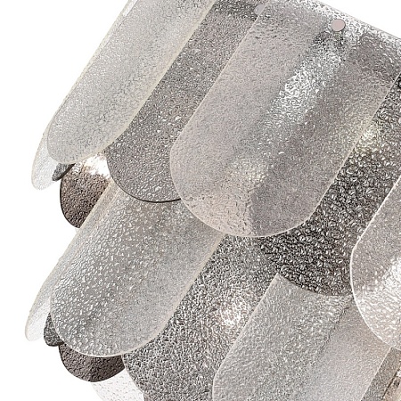 Светильник подвесной Хром/Прозрачно-Дымчатый E14 7*40W SLE1125-103-07 - фото