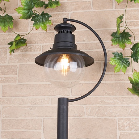 Уличный светильник на столбе Talli F черный IP44 GL 3002F черный Elektrostandard - фото