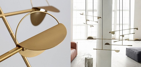 Люстра Bolia Leaves Pendant Brass Imperiumloft 144123-22 - фото