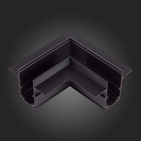 Угол-соединитель для встраиваемого магнитного шинопровода ST-Luce Черный ST007.429.00 - фото