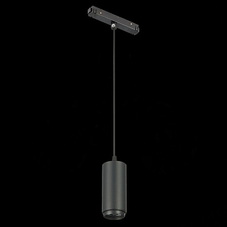 Магнитный трековый светильник подвесной ZOOM Черный LED 1*6W 3000K 667Lm Ra>80 10-60° I ST357.433.06 - фото