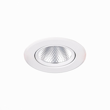 Св-к встр. Белый LED 1*8W 3000K 640Lm Ra80 36° IP20 D86xH50 220-240V ST211.538.08.36 - фото