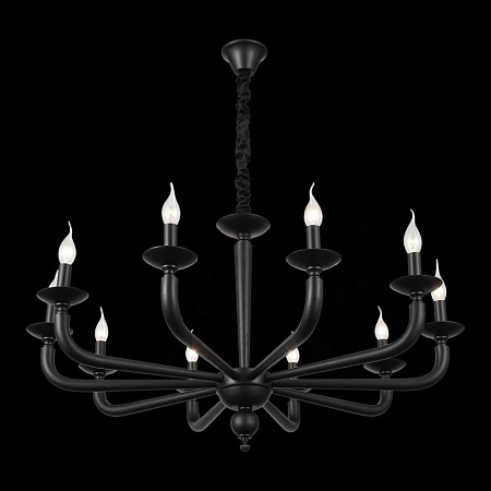 Люстра подвесная ST-Luce Черный E14 10*40W SL1114.403.10 - фото