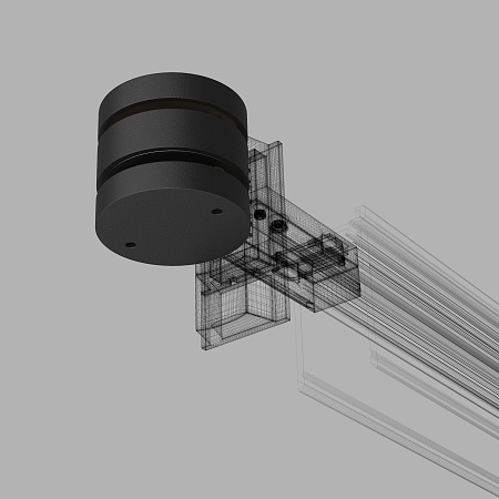 Коннектор круглый шарнирный для накладного шинопровода Slim Magnetic 85010/00 Elektrostandard - фото