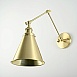 Бра Gloce Cone Shade Loft Industrial Metal Tall Gold Imperiumloft 74698-22 - фото