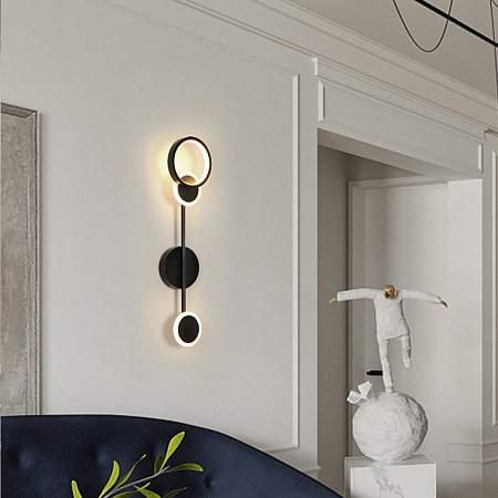Настенный Светильник Zingy D Black Imperiumloft 209017-23 - фото