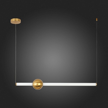 Светильник подвесной ST-Luce Золотистый/Золотистый, Белый LED 1*18W 4000K SL1222.203.01 - фото