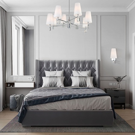 Потолочный светильник Eurosvet 60137/8 хром - фото