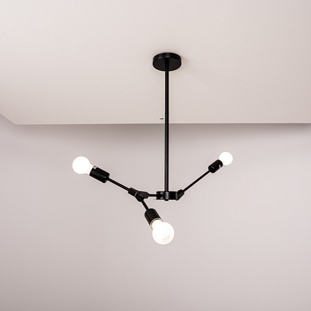 Люстра На Штанге Late D55 Black Imperiumloft 193586-26 - фото