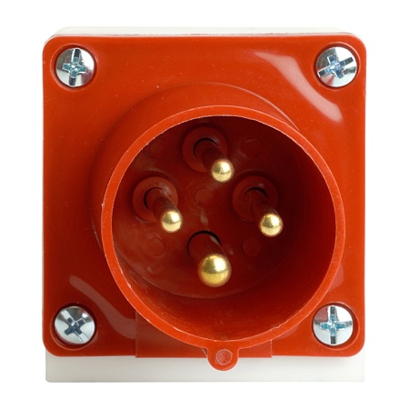 Вилка угловая ST-514 16А 380В 3P+PE IP44, PPG16-514-44, Stekker - фото