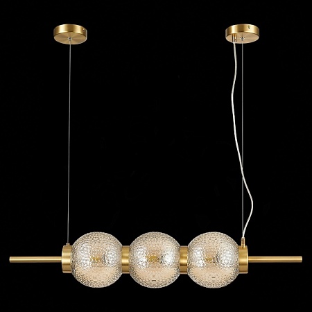 Светильник подвесной ST-Luce Латунь/Коньячный E14 3*40W SL1155.313.03 - фото