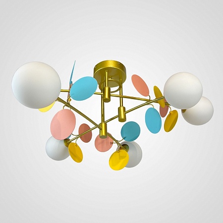 Потолочная Люстра Matisse B D80 Gold Multicolor Imperiumloft 194949-23 - фото