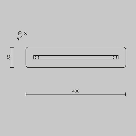 Настенный светильник (бра) Maytoni Maya P091WL-L7CH3K - фото