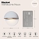 Настенный светильник (бра) Outdoor Mezzo O033WL-L3W3K - фото
